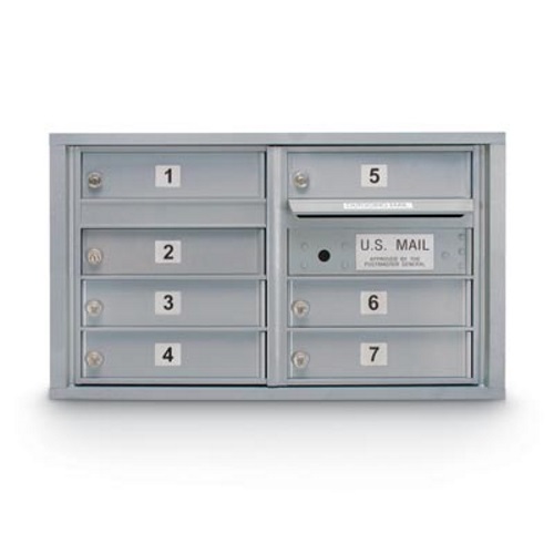 CAD Drawings American Postal Manufacturing Co. 7 Door Standard 4C Mailbox